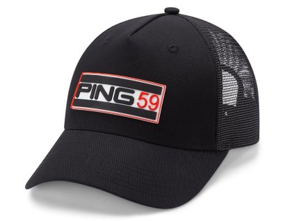 PING 59 Trucker pánská kšiltovka černá