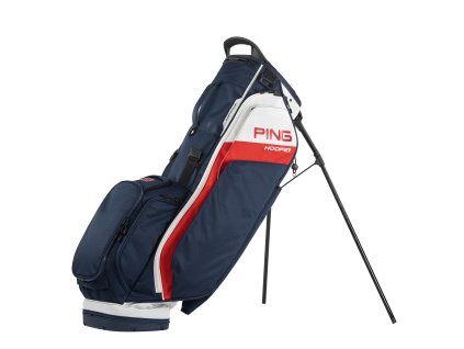 Ping Hoofer 231 standbag double-strap modro-bílý