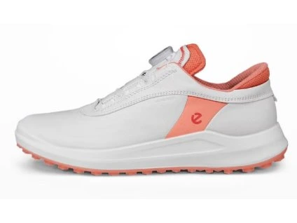 ECCO Golf Core BOA dámské boty bílo-růžové