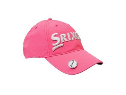 SRIXON Ball Marker Cap kšiltovka bílo-růžová
