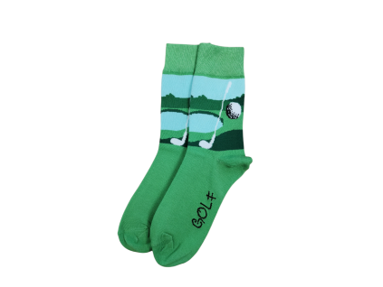 Golfové ponožky zelené