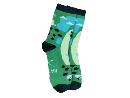 Golfové ponožky zelené