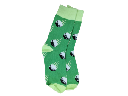 Golfové ponožky zelené