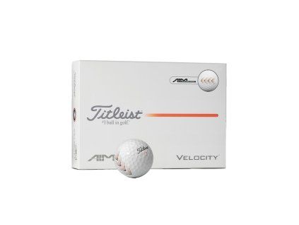 TITLEIST Velocity 26 AIM míčky bílé - 12 ks