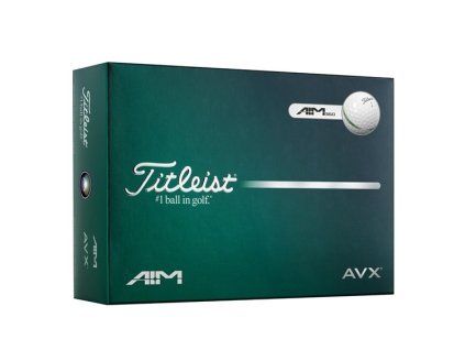 TITLEIST AVX 26 míčky bílé AIM 360 - 12 ks