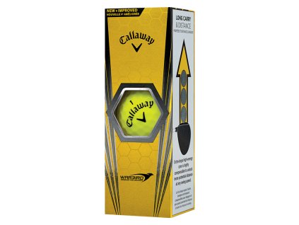 CALLAWAY golfové míčky Warbird 17 žluté (3 ks)