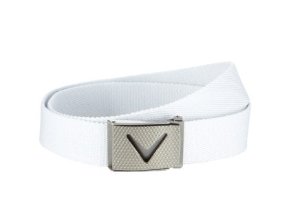 CALLAWAY pánský pásek Belt Cut-to-fit bílý