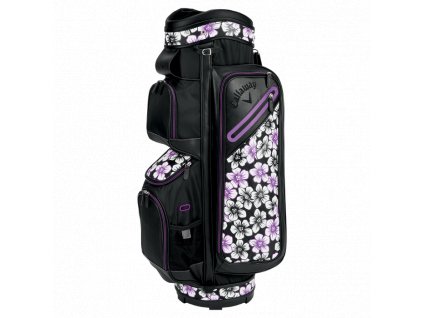 CALLAWAY bag na vozík Org 14 fialovo-černý + Golfová pravidla