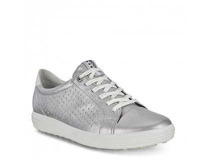 Ecco Casual Hybrid dámské golfové boty stříbrné
