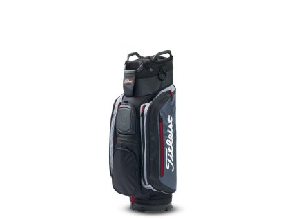 TITLEIST bag na vozík Club 14 černo-šedo-červený + Golfová pravidla