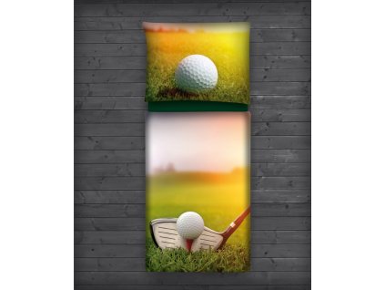 Povlečení s golfovým motivem MODERN + Malé balení týček 10 ks