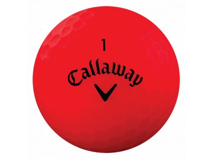 CALLAWAY Superhot Bold 18 golfové míčky červené (1 ks)