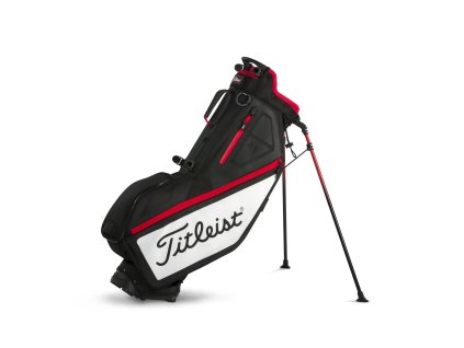 TITLEIST bag na záda Players 4 černo-bílo-červený + Golfová pravidla