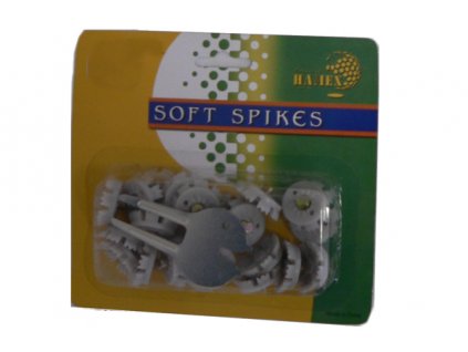 Soft Spikes (22 šedých spiků a ocelové vypichovátko)