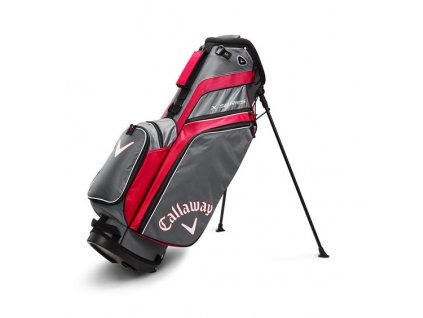 CALLAWAY X Series stand bag červeno-stříbrný