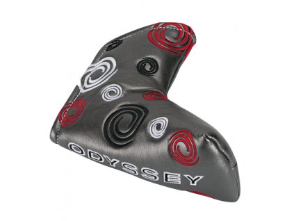 ODYSSEY headcover Swirl Blade šedá