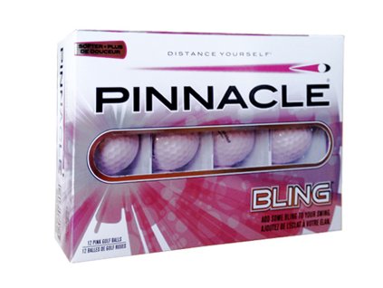 PINNACLE golfové míčky Bling (3 ks) růžové