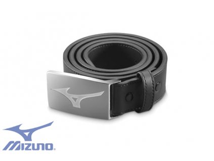 MIZUNO opasek Leather Belt černý