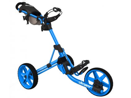 CLICGEAR golfový vozík 3.5+ modrý + Golfová pravidla 2019