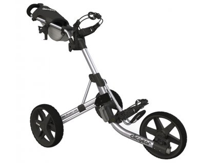 CLICGEAR golfový vozík 3.5+ stříbrný + pláštěnka na bag zdarma