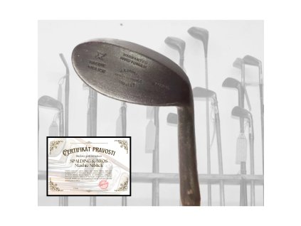 SPALDING & BROS historické golfové železo typu Mashie Niblick