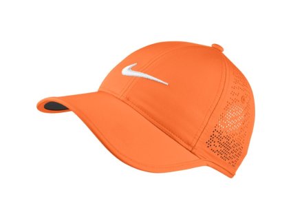 NIKE dámská kšiltovka Perf Cup oranžová zepředu