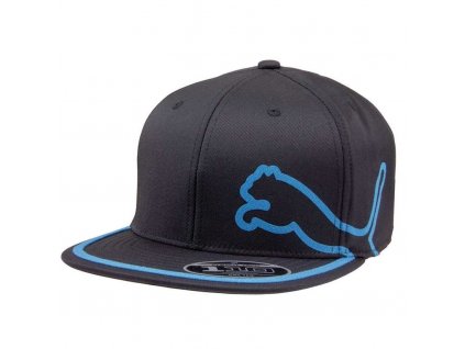 PUMA dětská kšiltovka Monoline černo-modrá