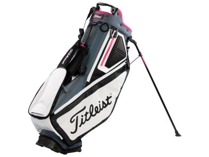 TITLEIST bag na záda Players 5 černo-šedo-růžový