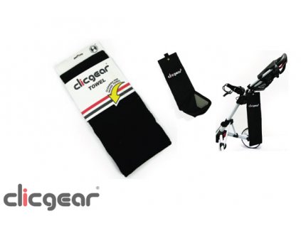 CLICGEAR Tri-fold ručník černý