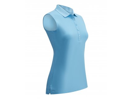 CALLAWAY dámské tričko Sleeveless Micro Hex modré zepředu