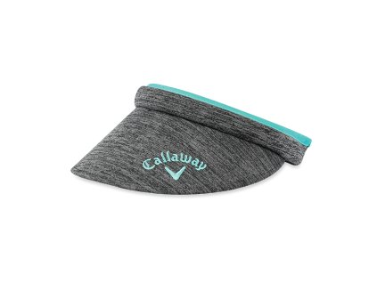 CALLAWAY dámský kšilt Clip šedo-zelený z boku