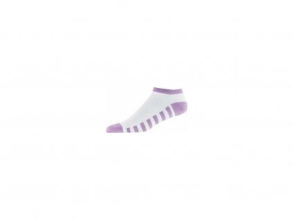 FOOTJOY dámské ponožky Prodry Lightweight Fashion proužek fialovo-bílé