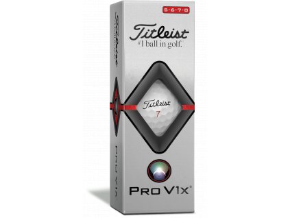2019 ProV1x Sleeve White High Number right facing