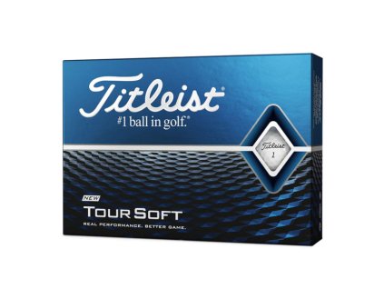 TITLEIST Tour Soft pánské golfové míčky bílé-dozen