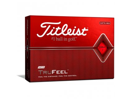 TITLEIST Trufeel pánské golfové míčky červené