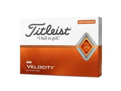 TITLEIST Velocity golfové míčky oranžové-dozen