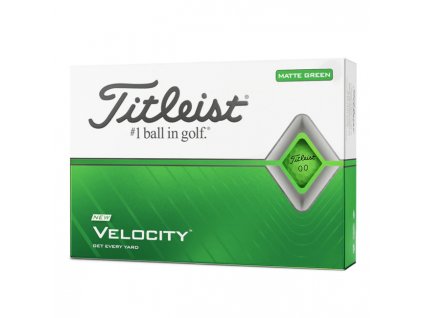 TITLEIST Velocity golfové míčky zelené-dozen