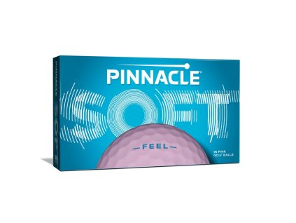 PINNACLE Soft golfové míčky růžové 15 ks