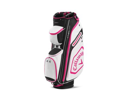 Callaway Chev 14+ cart bag černo-růžový