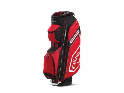 Callaway Chev 14+ cart bag červeno-černý
