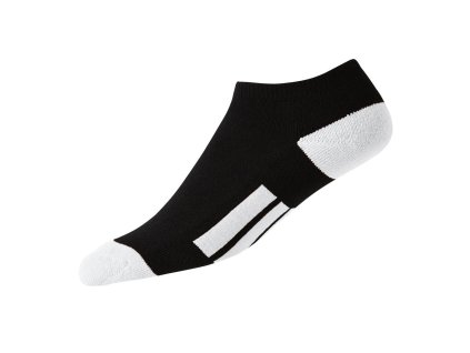 FOOTJOY dětské golfové ponožky ProDry Low Cut černo-bílé