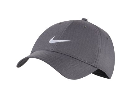 NIKE Legacy91 Tech pánská kšiltovka šedá zepředu