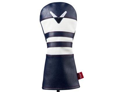 CALLAWAY Vintage headcover na fairwayové dřevo modro bílo červený