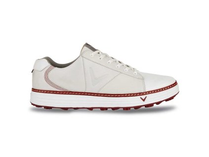 CALLAWAY pánské golfové boty M559-27 Del Mar Retro bílo-světlešedé (Velikost bot 45)
