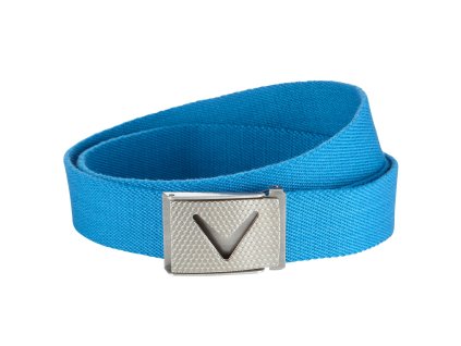 CALLAWAY pásek Solid Webbed Belt Cut-to-fit modrý