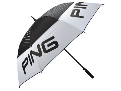 PG Ladies DBL Umbrella wht trop