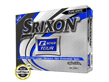 SRIXON Q-Star Tour golfové míčky bílé (12 ks)