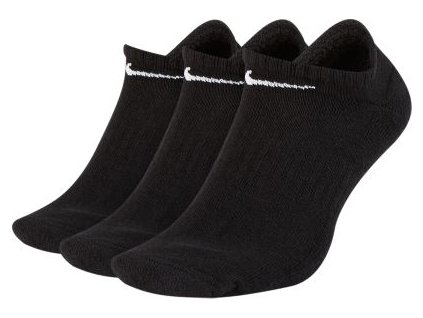 NIKE Everyday Cushioned ponožky černé 3 páry