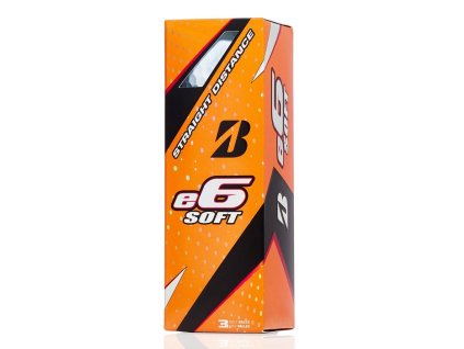 BRIDGESTONE e6 Soft golfové míčky (3 ks)