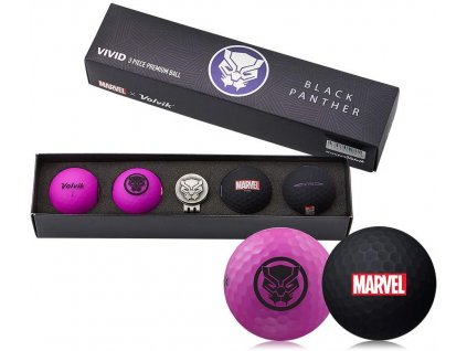 VOLVIK MARVEL dárkové balení míčků Black Panther